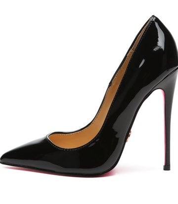 Giaro TAYA BLACK SHINY PUMPS - Shoebidoo Shoes | Giaro high heels