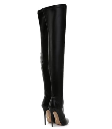 Giaro Giaro BELINDA BLACK MATTE THIGH BOOTS