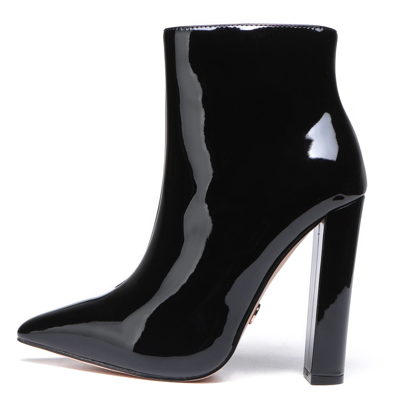 Giaro ALIA BLACK SHINY ANKLE BOOTS - Shoebidoo Shoes | Giaro high heels