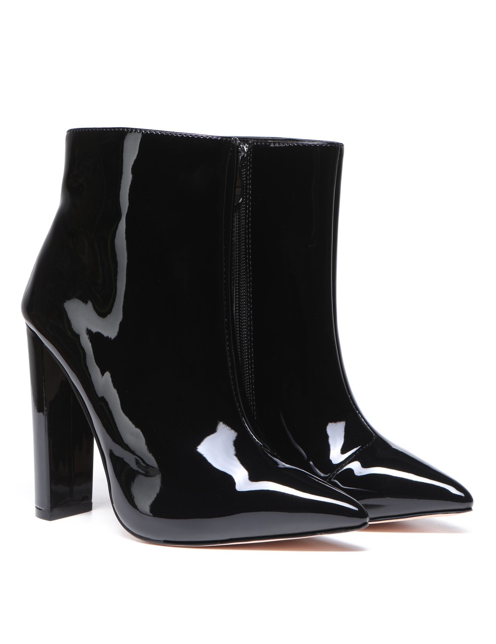 Giaro Giaro ALIA BLACK SHINY ANKLE BOOTS