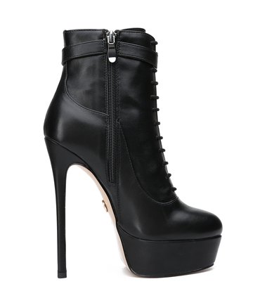 Giaro SADIE BLACK MATTE OXFORD ANKLE BOOTS - Shoebidoo Shoes | Giaro ...