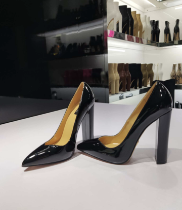 Giaro Giaro ALINA BLACK SHINY PUMPS