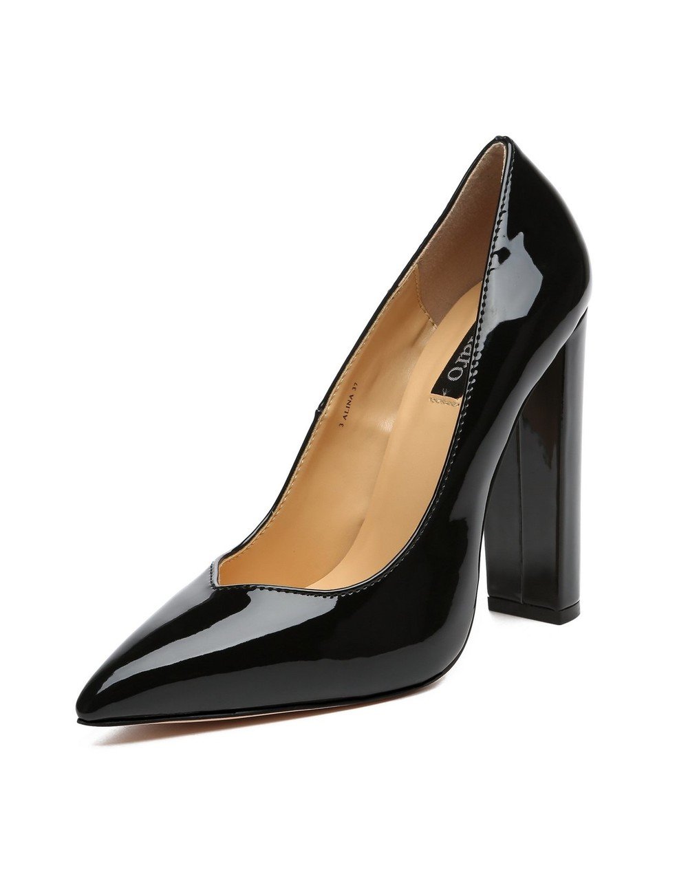 Giaro Giaro ALINA BLACK SHINY PUMPS