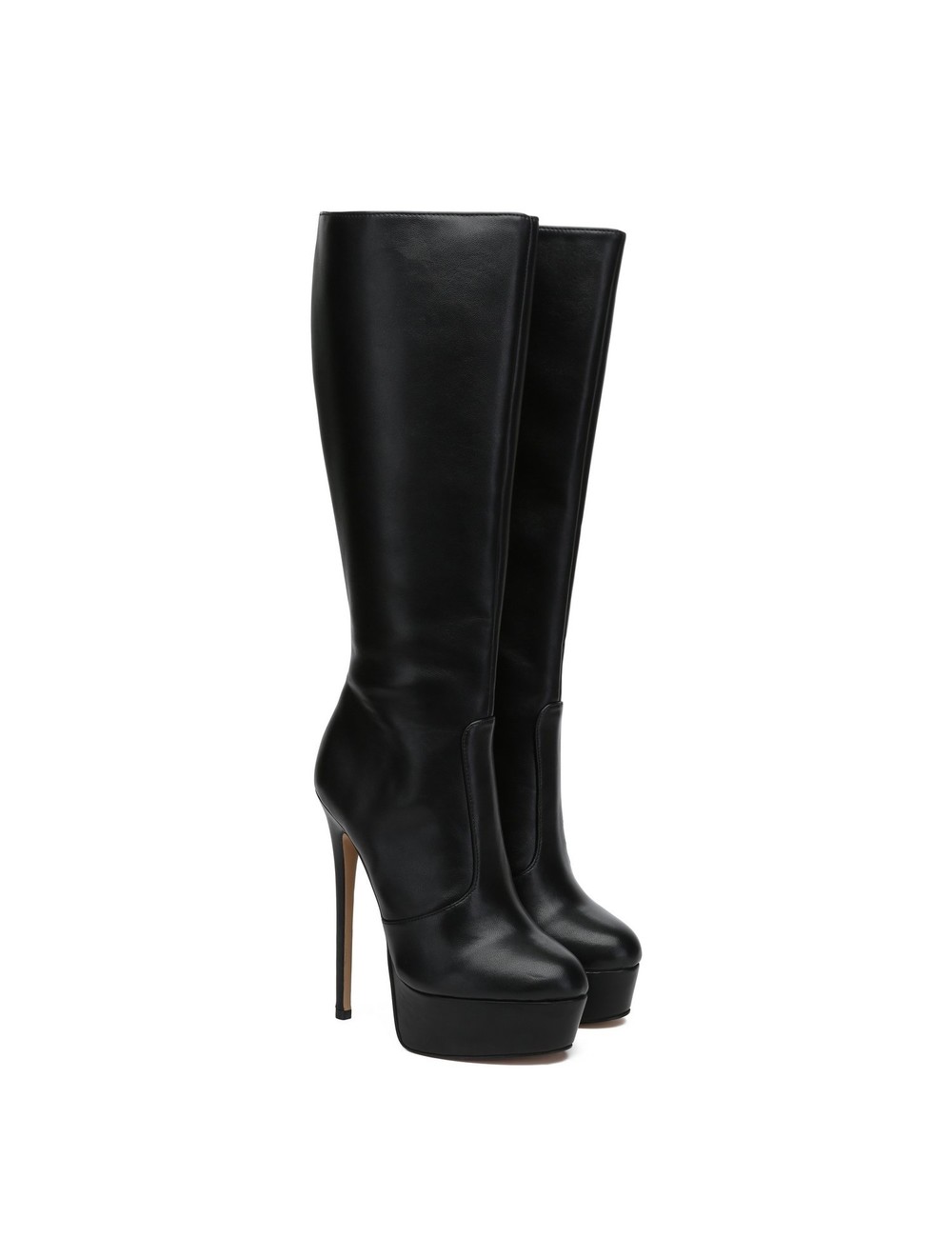 Giaro Giaro STACKSTAND BLACK MATTE KNEE BOOTS