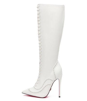 Giaro Giaro MILANA WHITE MATTE SCHNÜRSTIEFEL