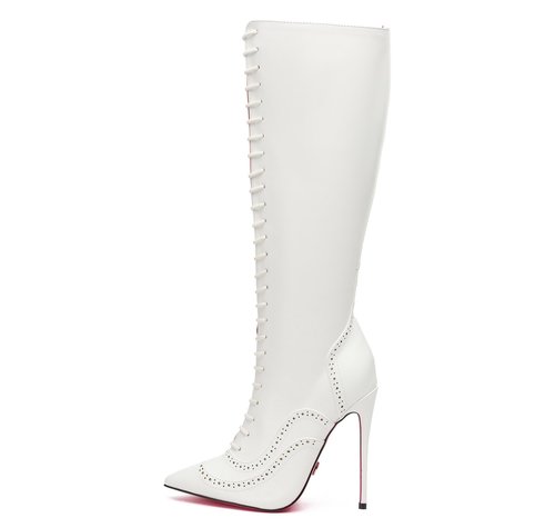 Giaro MILANA WHITE MATTE SCHNÜRSTIEFEL