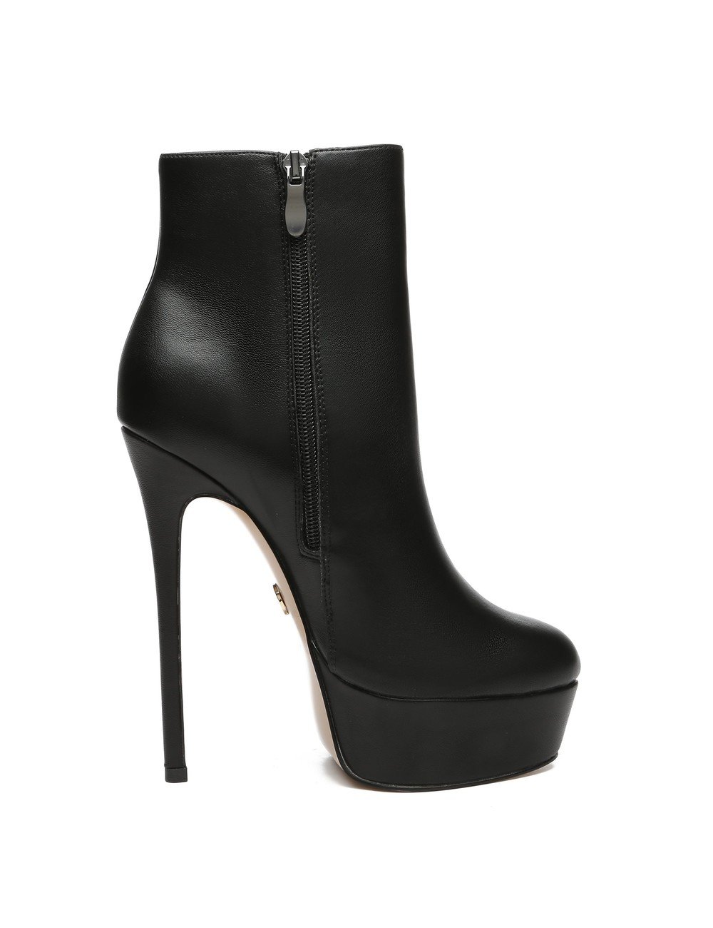 Giaro SIDDY BLACK MATTE ANKLE BOOTS - Shoebidoo Shoes | Giaro high heels