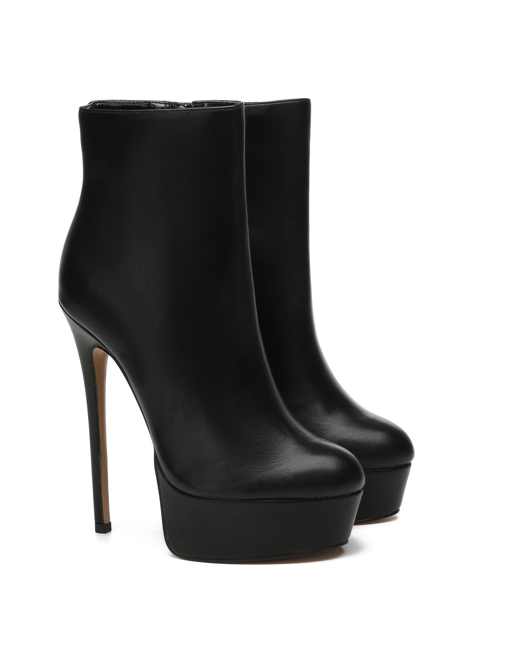 Giaro SIDDY BLACK MATTE ANKLE BOOTS - Shoebidoo Shoes | Giaro high heels