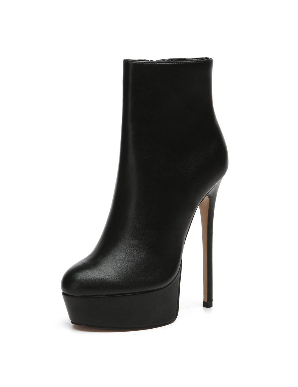 Giaro SIDDY BLACK MATTE ANKLE BOOTS - Shoebidoo Shoes | Giaro high heels