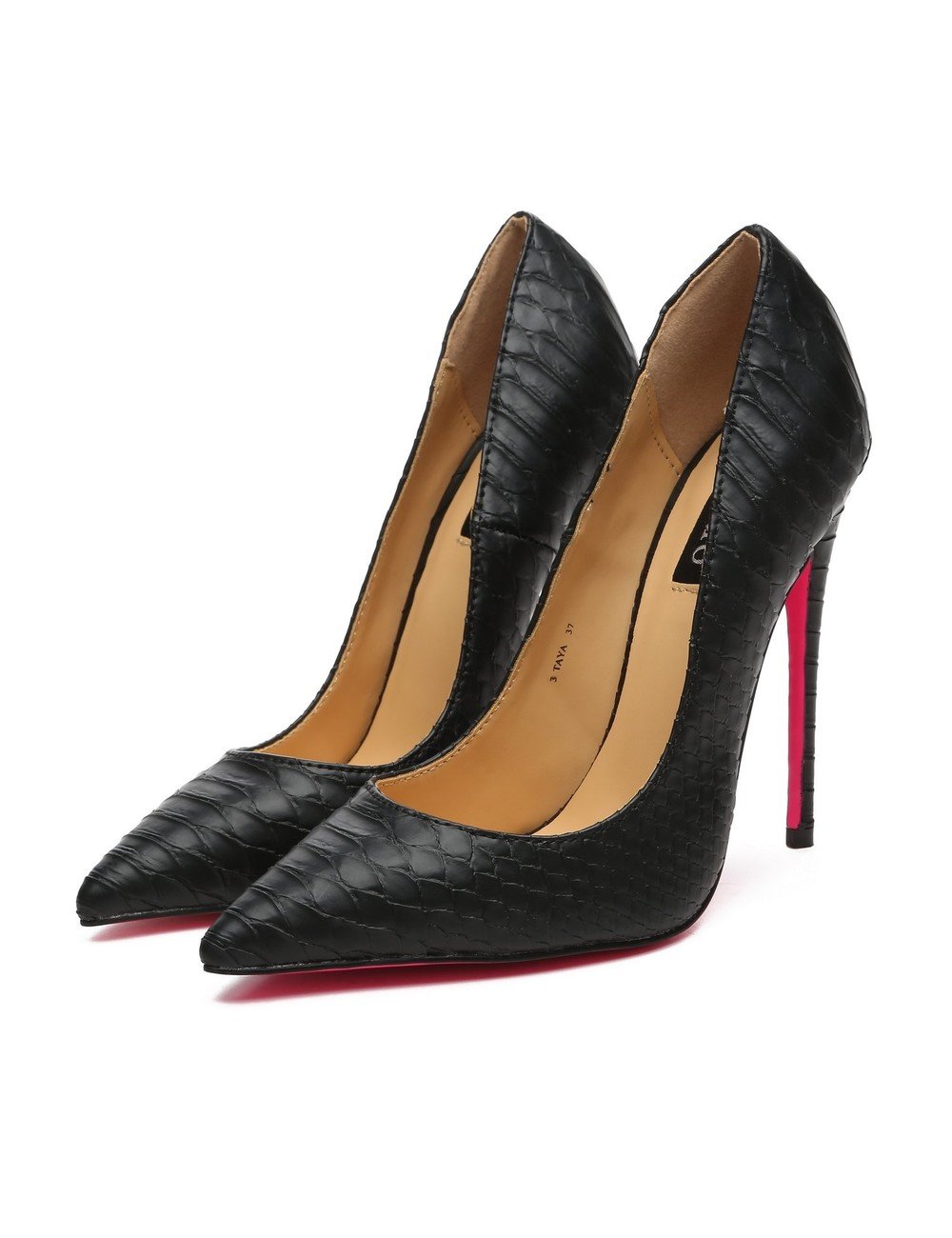 Giaro Giaro TAYA BLACK SNAKE PUMPS