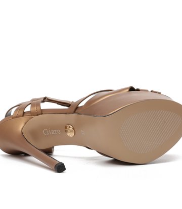 Giaro Giaro KORI BRONZE MATTE SANDALEN