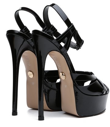 Giaro Giaro KORI BLACK SHINY SANDALEN