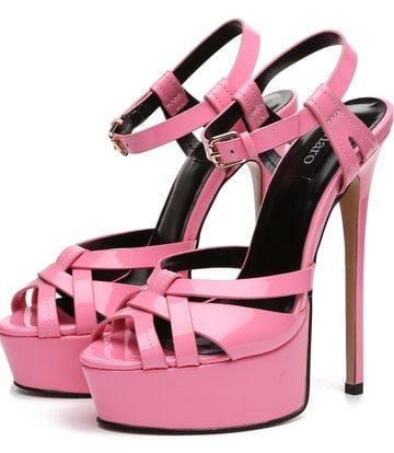 Giaro KORI FUCHSIA SHINY SANDALS - Shoebidoo Shoes | Giaro high heels