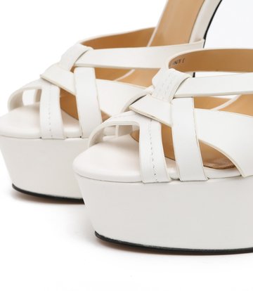 Giaro Giaro KORI WHITE MATTE SANDALS