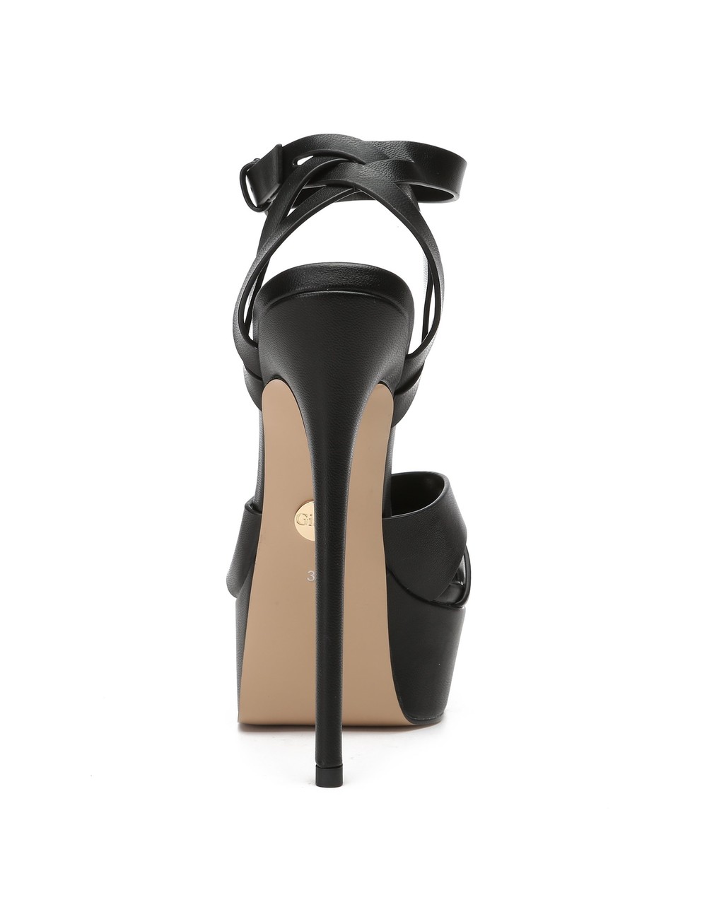 Giaro Giaro KROSS BLACK MATTE SANDALS