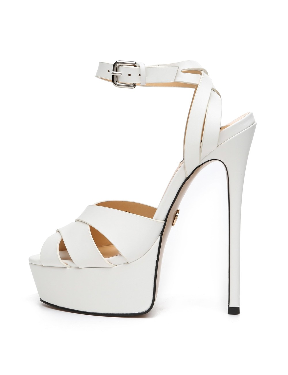 Giaro Giaro KROSS WHITE MATTE SANDALEN