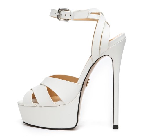 Giaro KROSS WHITE MATTE SANDALEN