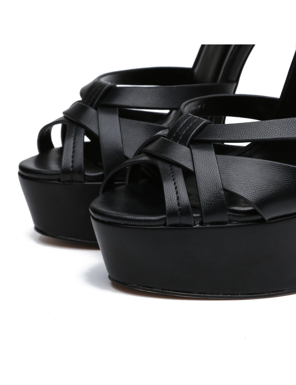 Giaro Giaro KORI BLACK MATTE SANDALS