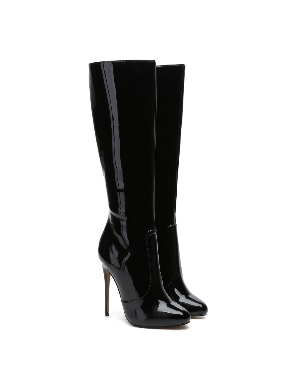 Giaro Giaro BRANDY BLACK SHINY KNIESTIEFEL