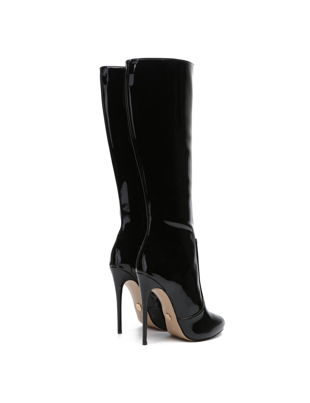 Giaro Giaro BRANDY BLACK SHINY KNEE BOOTS