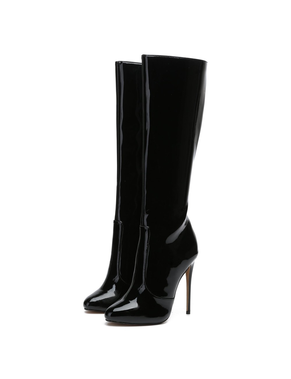 Giaro Giaro BRANDY BLACK SHINY KNIESTIEFEL