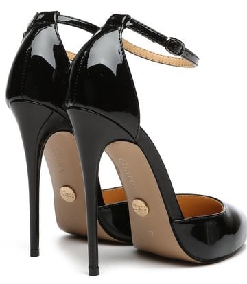 Giaro Giaro BELLA BLACK SHINY OPEN PUMPS