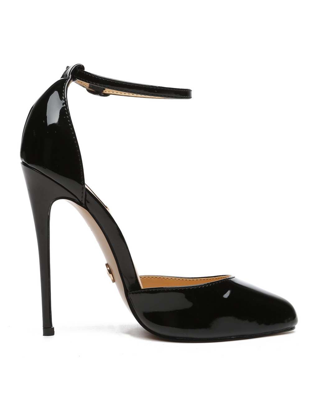 Giaro BELLA BLACK SHINY OPEN PUMPS - Shoebidoo Shoes | Giaro high heels