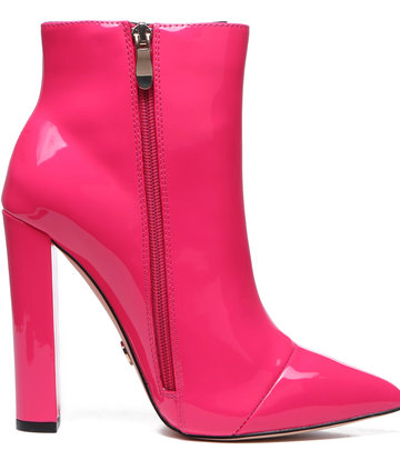 Giaro Giaro ALIA FUCHSIA SHINY ANKLE BOOTS