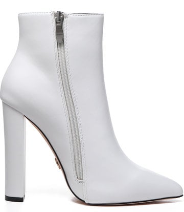 Giaro Giaro ALIA WHITE MATTE ANKLE BOOTS