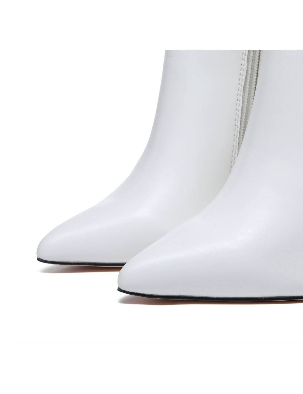 Giaro Giaro ALIA WHITE MATTE ANKLE BOOTS