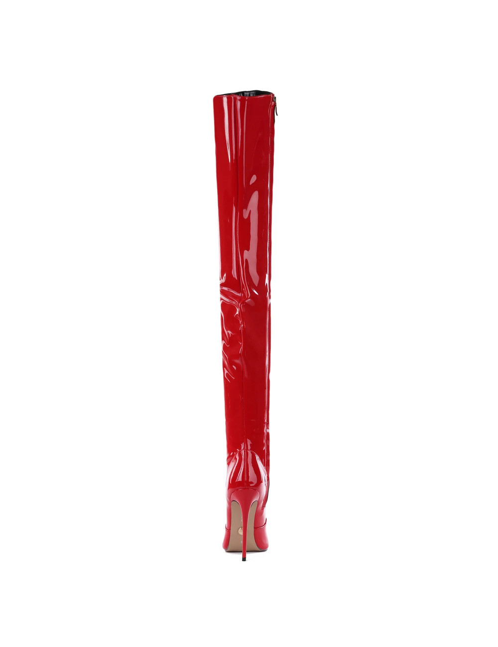 Giaro Giaro BELINDA RED SHINY THIGH BOOTS