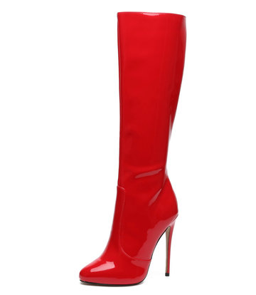 Giaro Giaro BRANDY ROT GLÄNZENDE KNIESTIEFEL