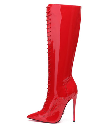 Giaro Giaro MILANA ROT GLÄNZENDE REITSTIEFEL