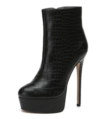 Giaro Giaro SIDDY BLACK CROCK ANKLE BOOTS