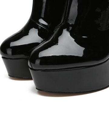 Giaro Giaro SIDDY BLACK SHINY ANKLE BOOTS