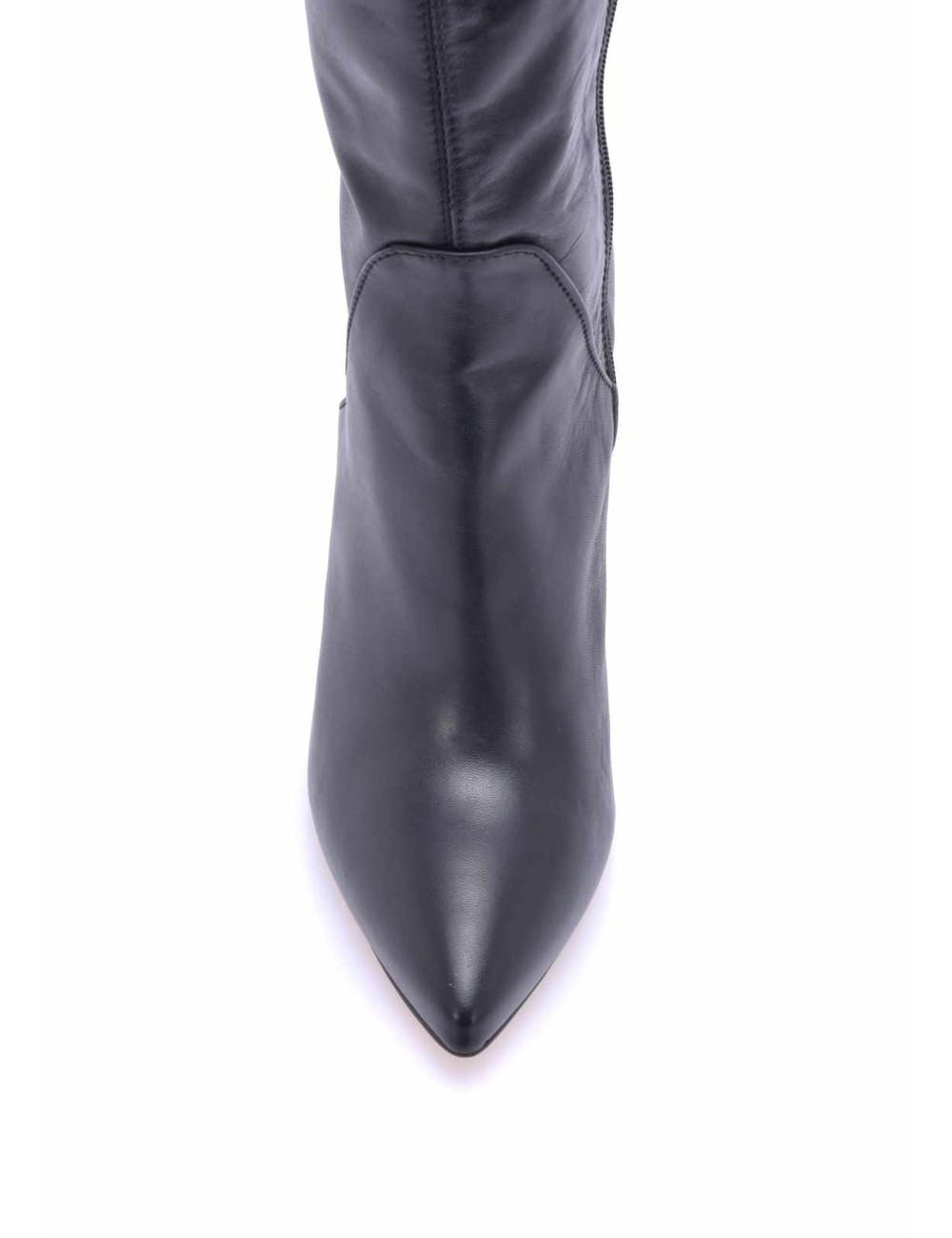 Sanctum Hoher italienischer Overknee-Stiefel VESTA mit 10cm Pfennigabsatz aus echtem Leder