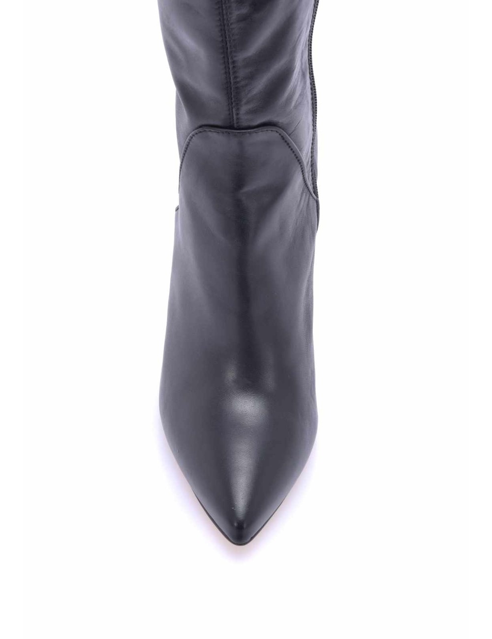 Sanctum Shoes Hoge Italiaanse dijlaarzen VESTA met naaldhakken van 10 cm van echt leer