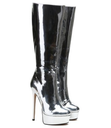 Giaro STACKSTAND LIQUID SILVER - Shoebidoo Shoes | Giaro high heels