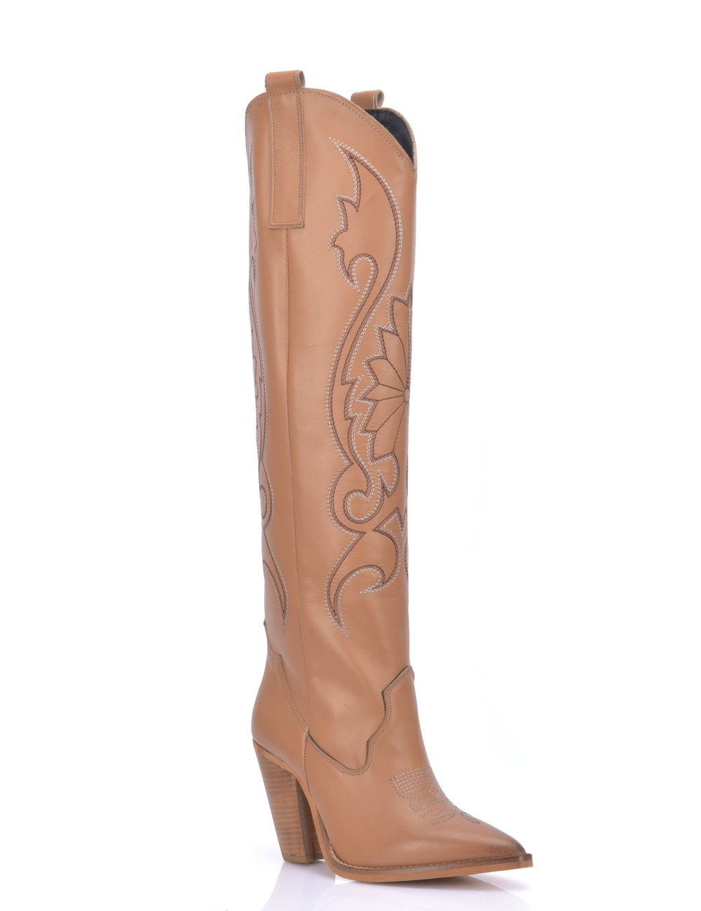 Sanctum Shoes Brown leather Cardinale cowboy boots