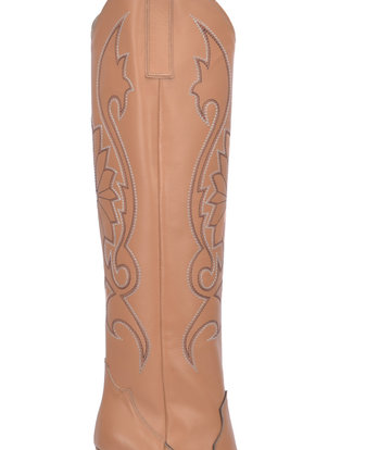 Sanctum Brown leather Cardinale cowboy boots