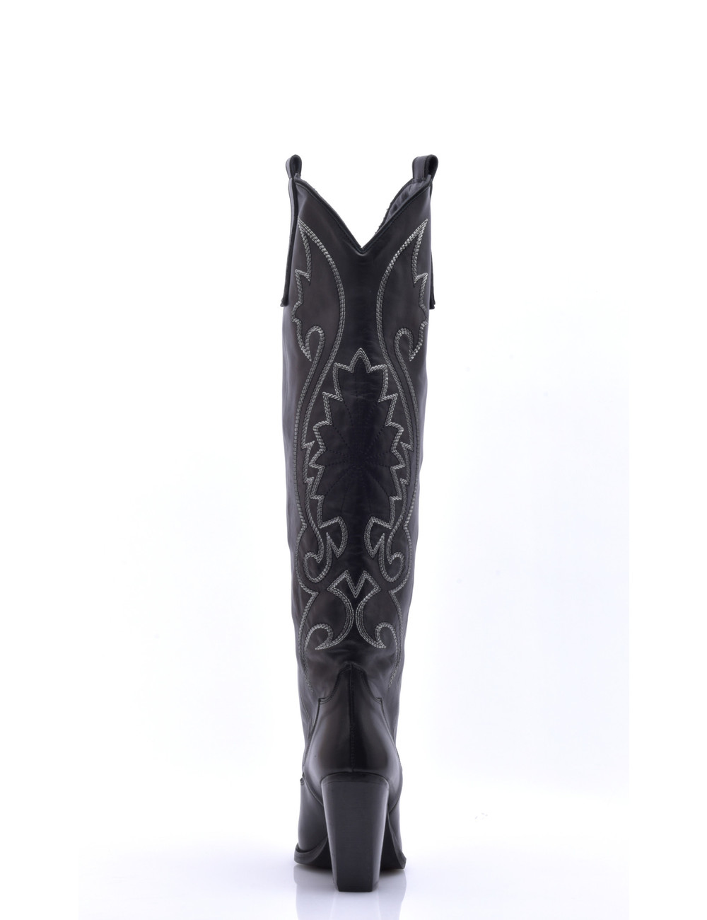 Sanctum Shoes Braune leder High Heel Cowboystiefel  Cardinale