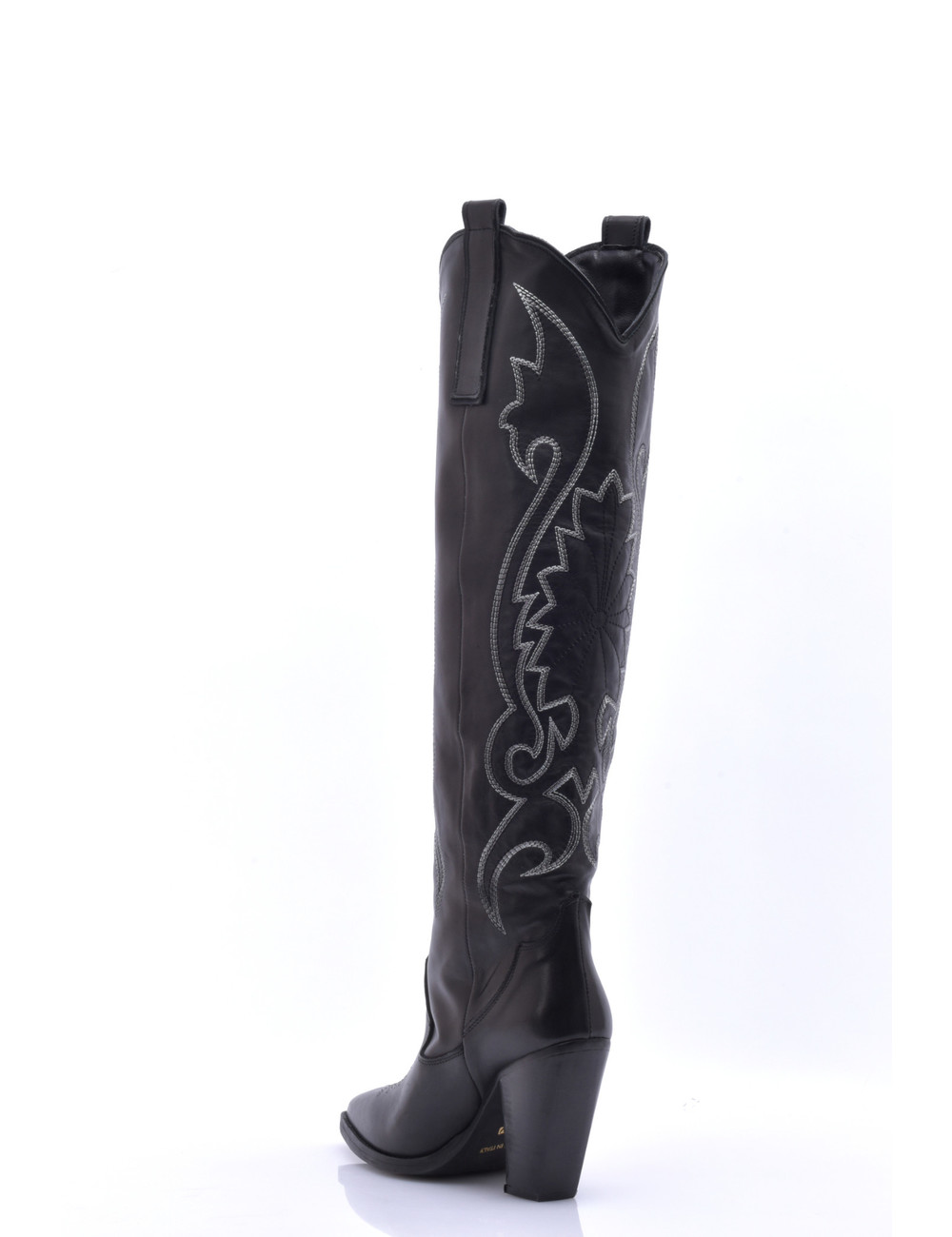 Sanctum Shoes Leather Cardinale high heel cowboy boots