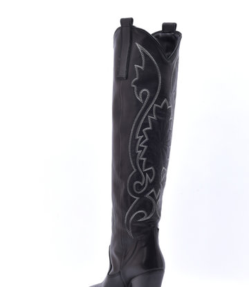 Sanctum Shoes Braune leder High Heel Cowboystiefel  Cardinale