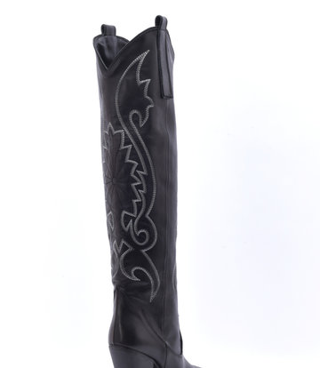 Sanctum Shoes Braune leder High Heel Cowboystiefel  Cardinale