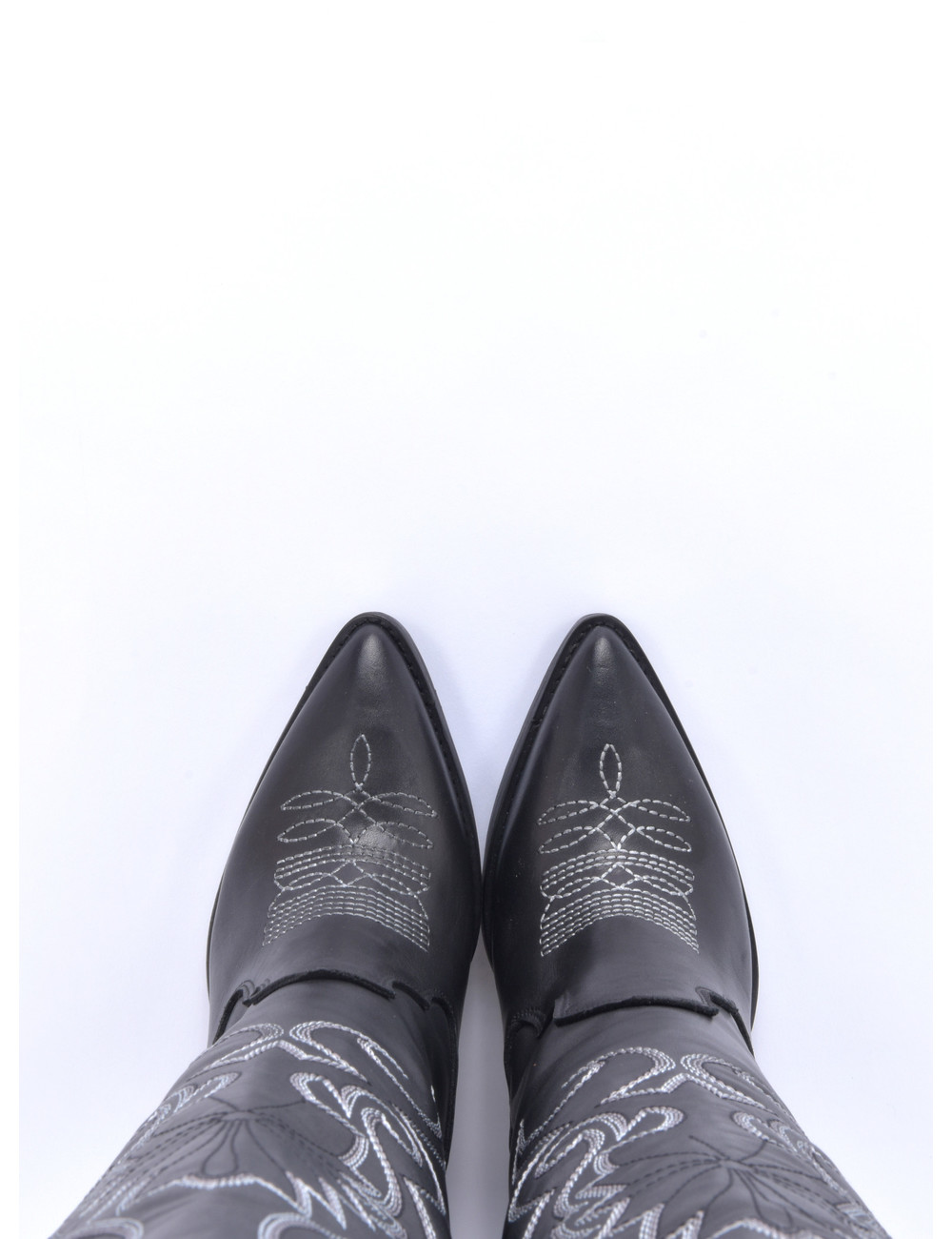 Sanctum Shoes Braune leder High Heel Cowboystiefel  Cardinale