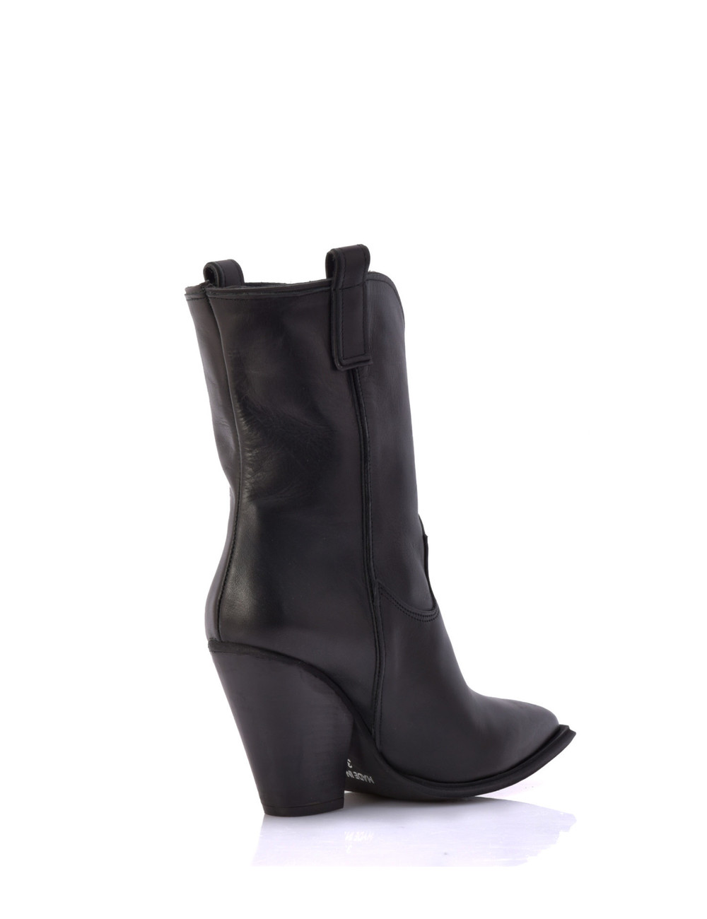 Sanctum Shoes Short leather Julie High Heeled cowboy boots