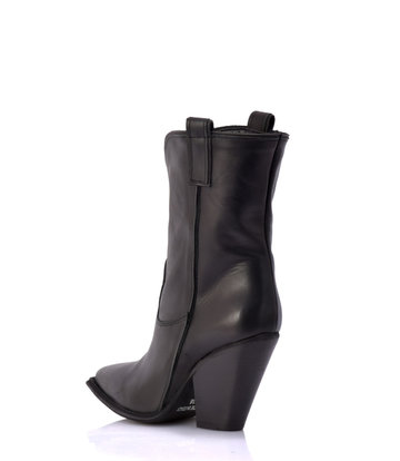 Sanctum Shoes Short leather Julie High Heeled cowboy boots