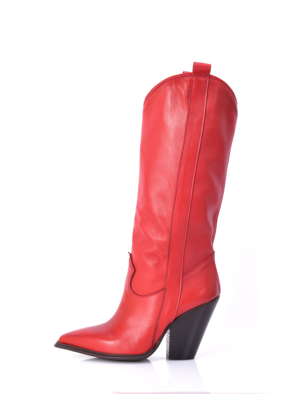 Sanctum Shoes Racquel leder Cowboystiefel  rot