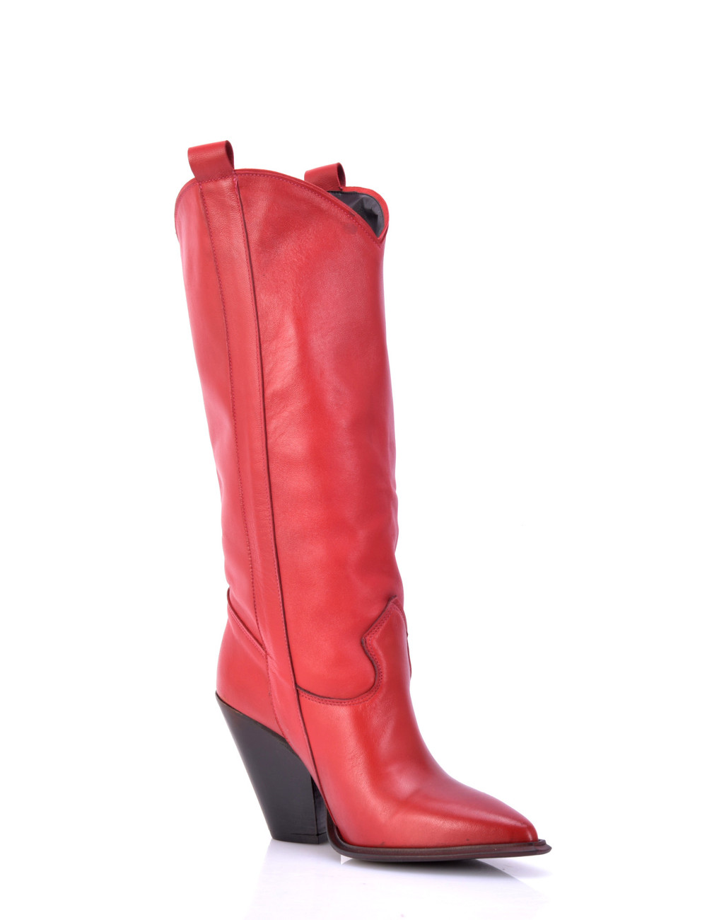 Sanctum Racquel leder Cowboystiefel  rot