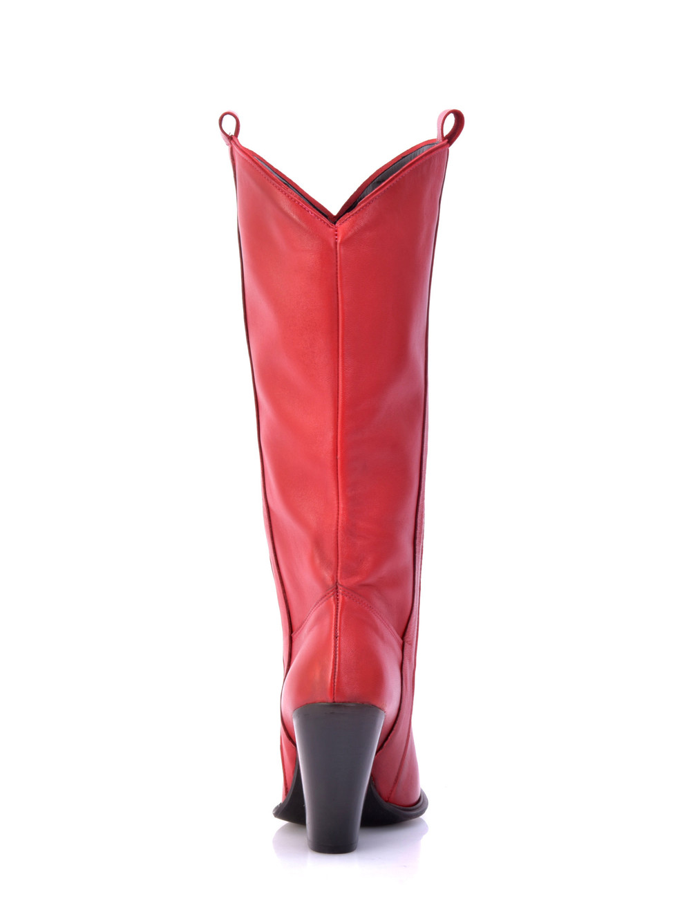 Sanctum Shoes Racquel leder Cowboystiefel  rot